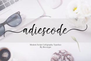 Adiescode Script: A Handmade Calligraphy Font That Elevates Real Products