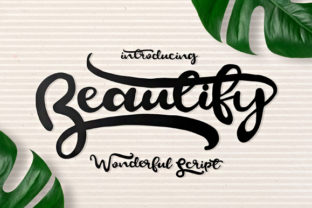 Beautify Script: A Font for Elegant Expression