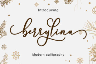 Berrylina Script: A Dynamic Script Font for Branding