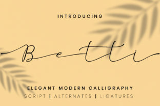 Betti Script: A Modern Handwritten Font for Creative Branding