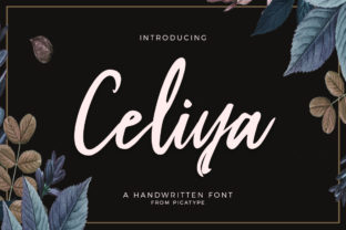 Celiya Script: A Beautiful Font for Creative Crafters