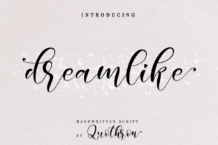 Dreamlike Script: A Beautiful Font for Digital Design