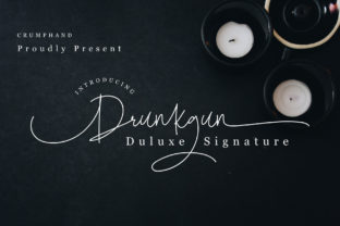 Drunkgun Script: A Luxe Display Font for Campaign Headlines