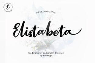 Elistabeta Script: A Modern Calligraphy Font for Handmade Brands