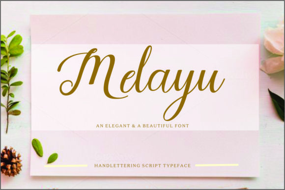 Melayu Script: A Modern Font for Editorial Elegance