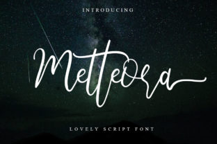 Metteora Script: A Font That Breathes Life Into Your Crafts