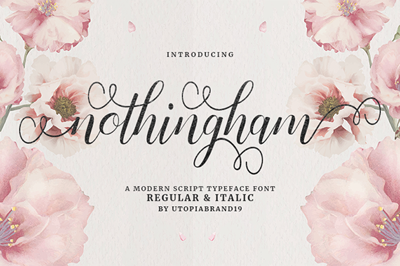 Nothingham Script: A Timeless Script Font for Editorial Design