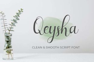 Qeysha Script: A Refined Script Font for Elegant Branding