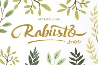 Rabusto Script: A Sweet, Confident Display Font for Campaign Headlines