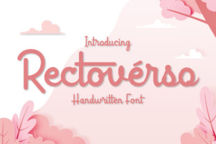 Rectoverso Script: A Font That Elevates Every Craft Project
