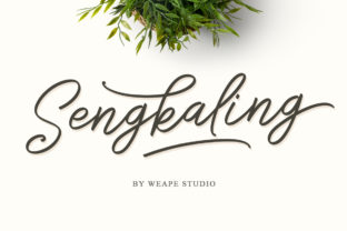 Sengkaling Script: A Strategic Script Font for Scroll-Stopping Campaigns