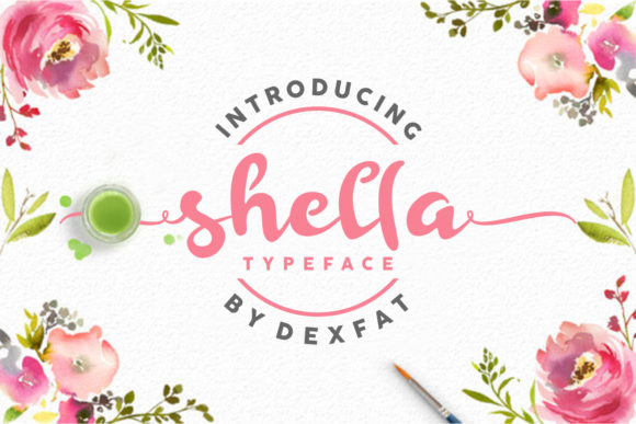 Shella Script: A Festive Handwritten Font for Digital Branding