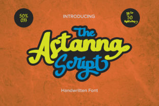 The Astana Script: A Bold, Playful Display Font That Pops
