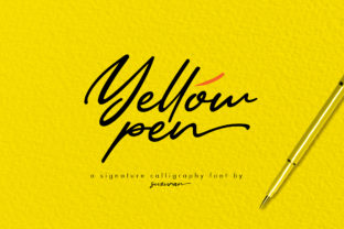 Yellow Pen Script: A Font That Elevates Your Brand